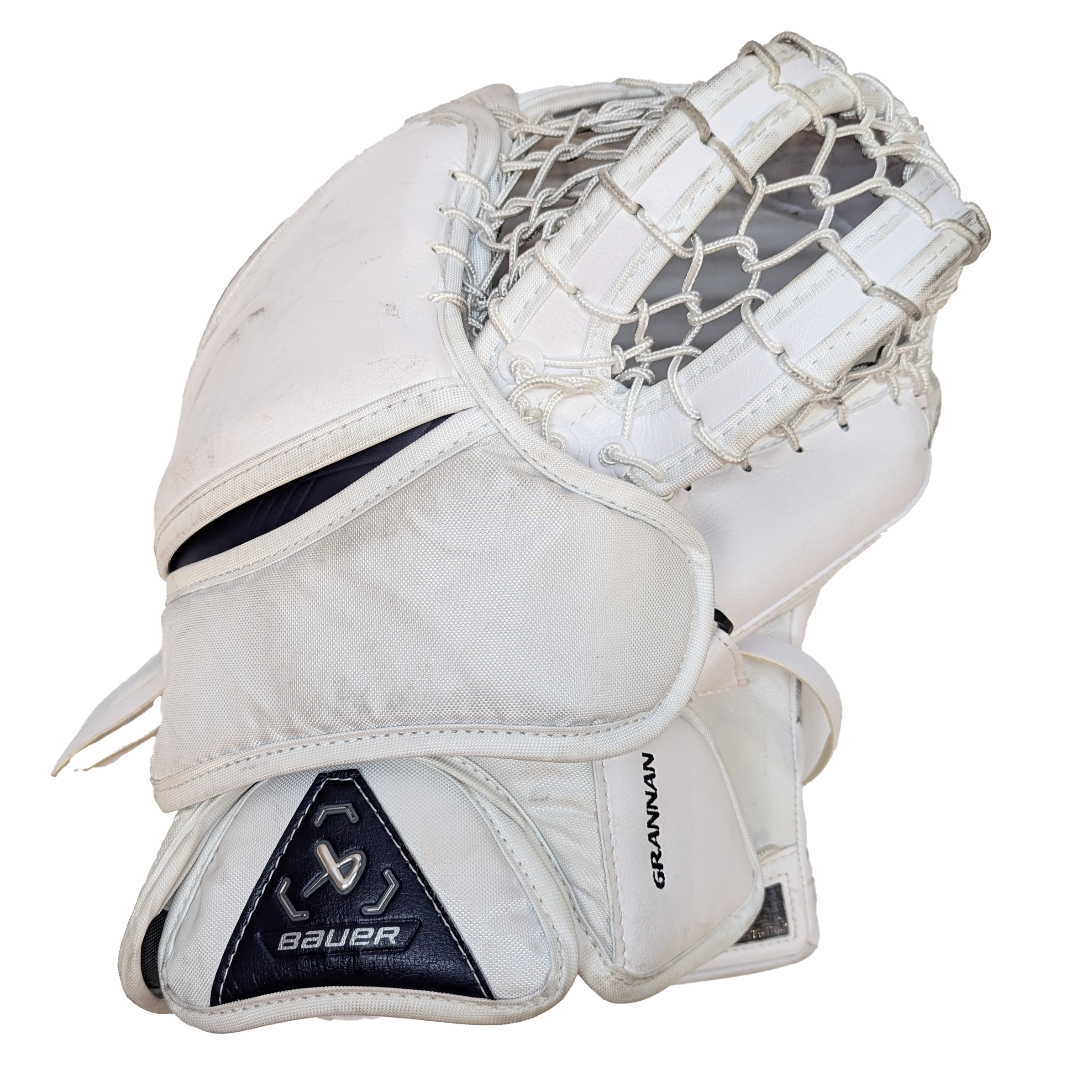 Bauer Vapor Hyperlite 2 - Gant de gardien de but Pro Stock d'occasion (bleu marine/blanc)